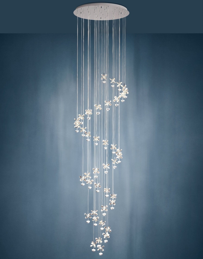 Eglo - Candelabro suspenso LED com regulação 40xLED/1,8W/230V