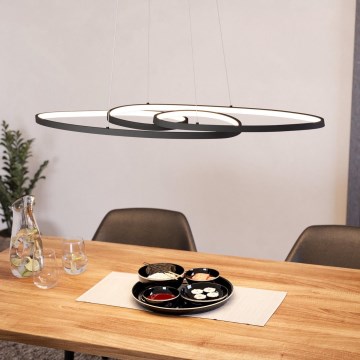 Eglo - Candelabro suspenso LED com regulação LED/38W/230V