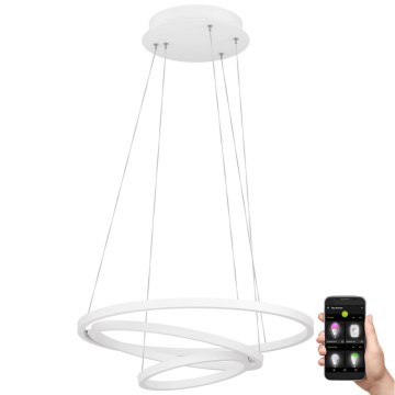 Eglo - Candelabro suspenso LED com regulação LED/43,2W/230V branco