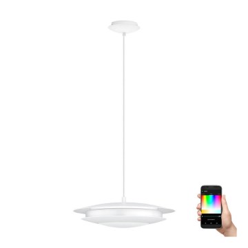 Eglo - Candelabro suspenso LED RGB com regulação LED/18W/230V
