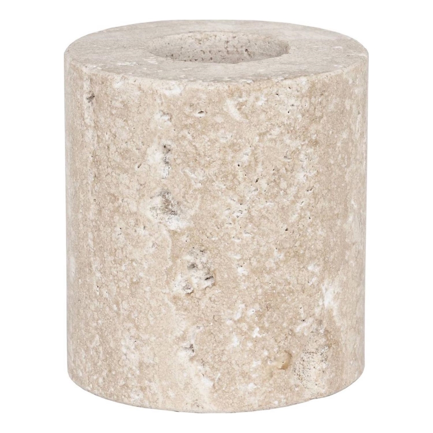 Eglo - Castiçal 5x5 cm bege mármore/bege