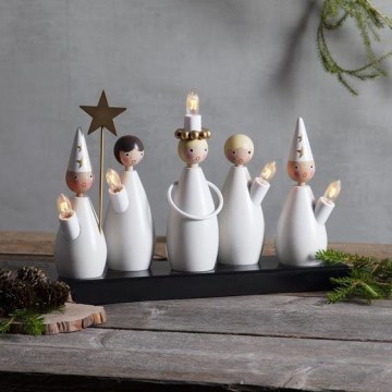 Eglo - Castiçal de Natal 5xE10/3W/230V