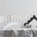 Eglo - Castiçal de Natal 7xE10/3W/230V branco