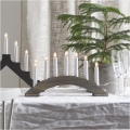 Eglo - Castiçal de Natal 7xE10/3W/230V castanho
