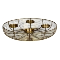 Eglo - Castiçal diâmetro 45 cm dourado