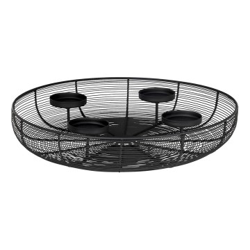 Eglo - Castiçal diâmetro 45 cm preto