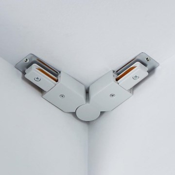 Eglo - Conector de canto para sistema de carril branco