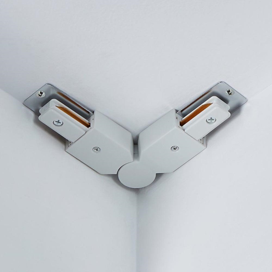 Eglo - Conector de canto para sistema de carril branco