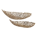 Eglo - CONJUNTO 2x Bandejas decorativa 44/61 cm dourado