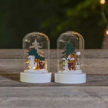 Eglo - CONJUNTO 2x Decorações de Natal LED 1xLED/0,03W/1xCR2032