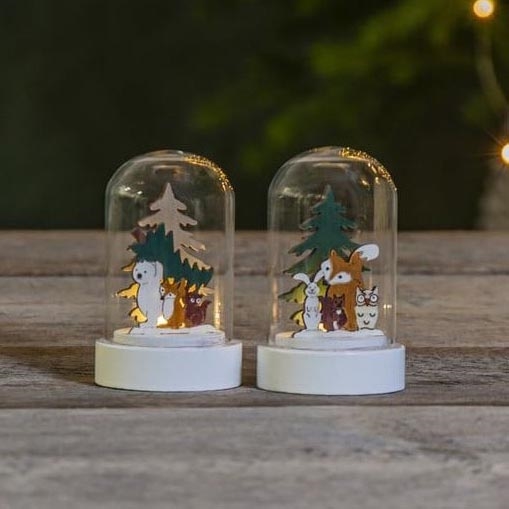Eglo - CONJUNTO 2x Decorações de Natal LED 1xLED/0,03W/1xCR2032