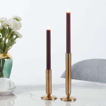 Eglo - CONJUNTO 2x LED Candle LED/1xAAA 24,5 cm vermelho