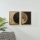 Eglo - CONJUNTO 2x Pinturas em tela 43x33 cm preto/dourado