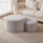 Eglo - CONJUNTO 2x Pufe diâmetro 45,5/70 cm cinzento