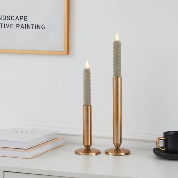 Eglo - CONJUNTO 2x Velas LED LED/1xAAA 15 cm bege