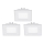 Eglo - CONJUNTO 3x Foco de encastrar LED FUEVA 1 1xLED/2,7W/230V