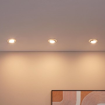 Eglo - CONJUNTO 3x Foco de encastrar LED PENETO 3xGU10-LED/5W/230V