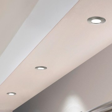 Eglo - CONJUNTO 3x Foco de encastrar LED PINEDA 1xLED/4,9W/230V