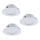 Eglo - CONJUNTO 3x Foco de encastrar LED PINEDA 1xLED/6W/230V