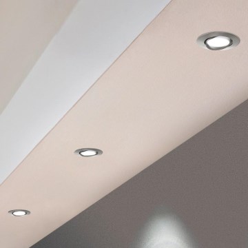 Eglo - CONJUNTO 3x Focos de encastrar LED com regulação PINEDA 1xLED/5,5W/230V