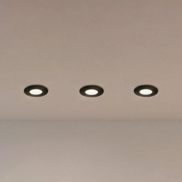 Eglo - CONJUNTO 3x Focos de encastrar LED para casa de banho PINEDA LED/4,9W/230V IP44