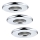 Eglo - CONJUNTO 3x Luzes para casa de banho LED IGOA 1xLED/3,3W/230V IP44