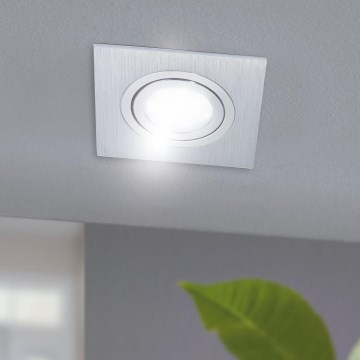 Eglo - CONJUNTO 3xLED Luz embutida AREITIO 3xGU10/5W/230V