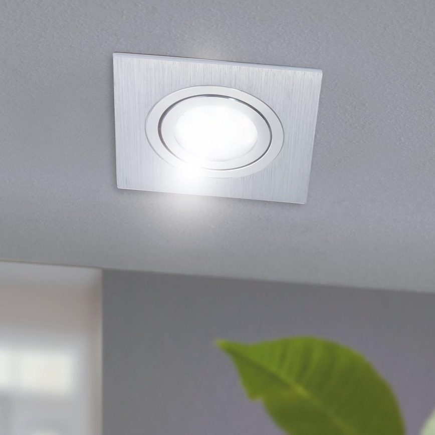 Eglo - CONJUNTO 3xLED Luz embutida AREITIO 3xGU10/5W/230V