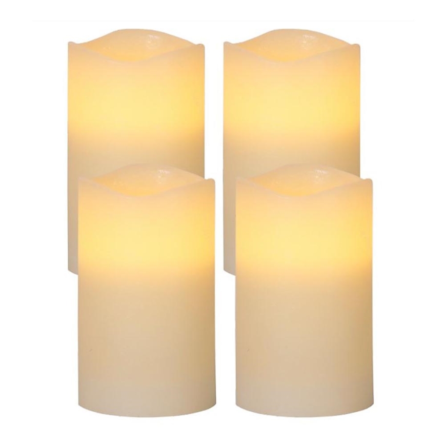 Eglo - CONJUNTO 4x Decorações de Natal LED 1xLED/0,066W/3xAAA bege
