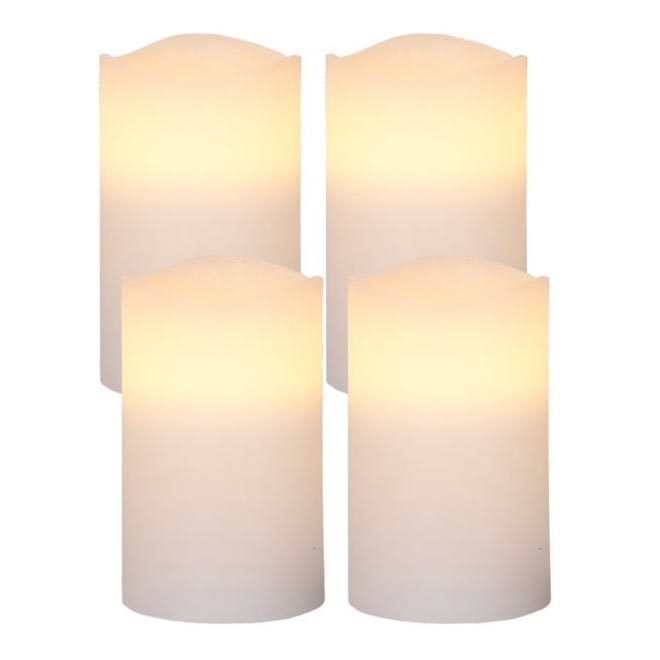 Eglo - CONJUNTO 4x Decorações de Natal LED 1xLED/0,066W/3xAAA branco