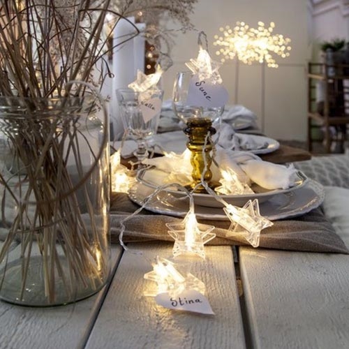 Eglo - Corrente de Natal LED 10xLED 2,1m branco quente