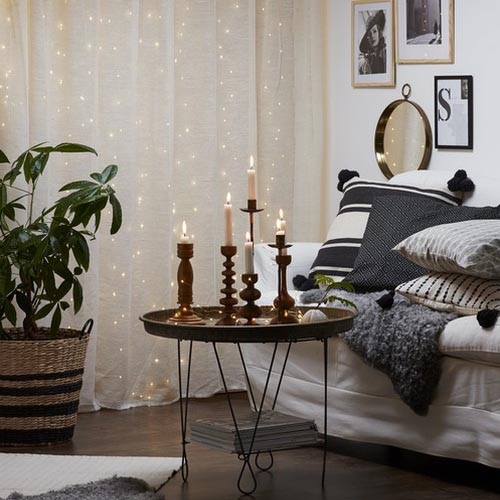 Eglo - Corrente de Natal LED 200xLED 1m branco quente