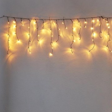 Eglo - Corrente exterior de Natal LED 240xLED 5,9m branco quente IP44