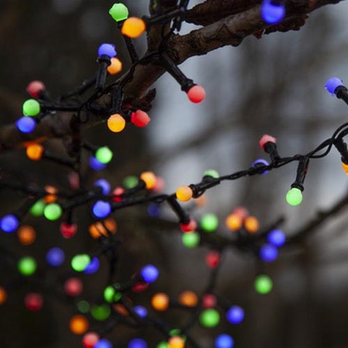 Eglo - Corrente exterior de Natal LED 300xLED/8 funções 11m IP44 multicolor