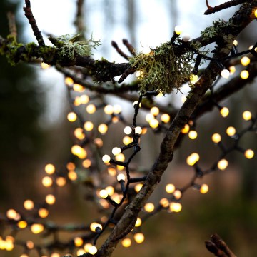 Eglo- Corrente exterior de Natal LED 700xLED/1 função 19m IP44 branco quente