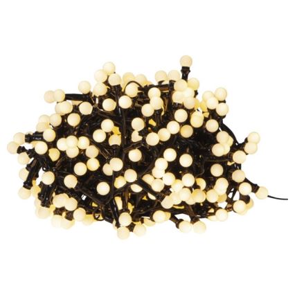 Eglo - Corrente exterior de Natal LED 300xLED/8 funções 11m IP44 branco quente