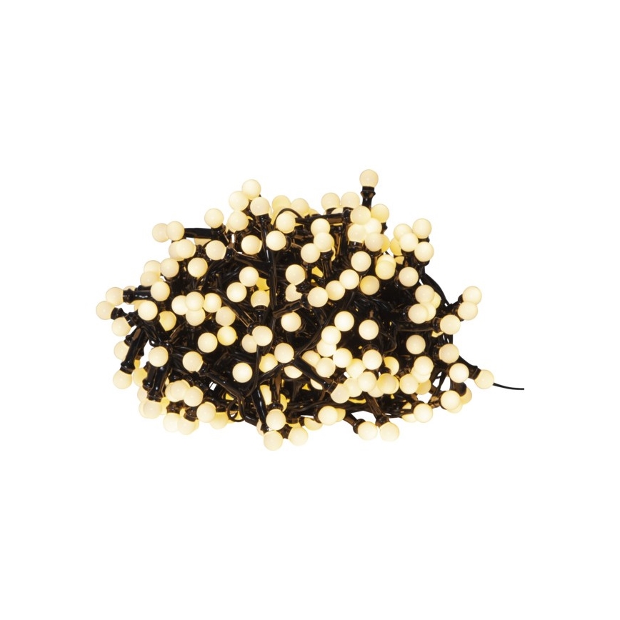 Eglo - Corrente exterior de Natal LED 300xLED/8 funções 11m IP44 branco quente