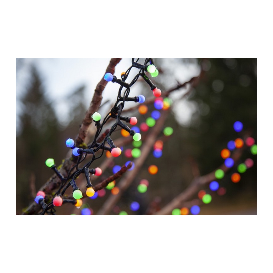 Eglo - Corrente exterior de Natal LED 300xLED/8 funções 11m IP44 multicolor