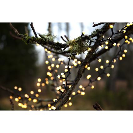 Eglo- Corrente exterior de Natal LED 700xLED/1 função 19m IP44 branco quente