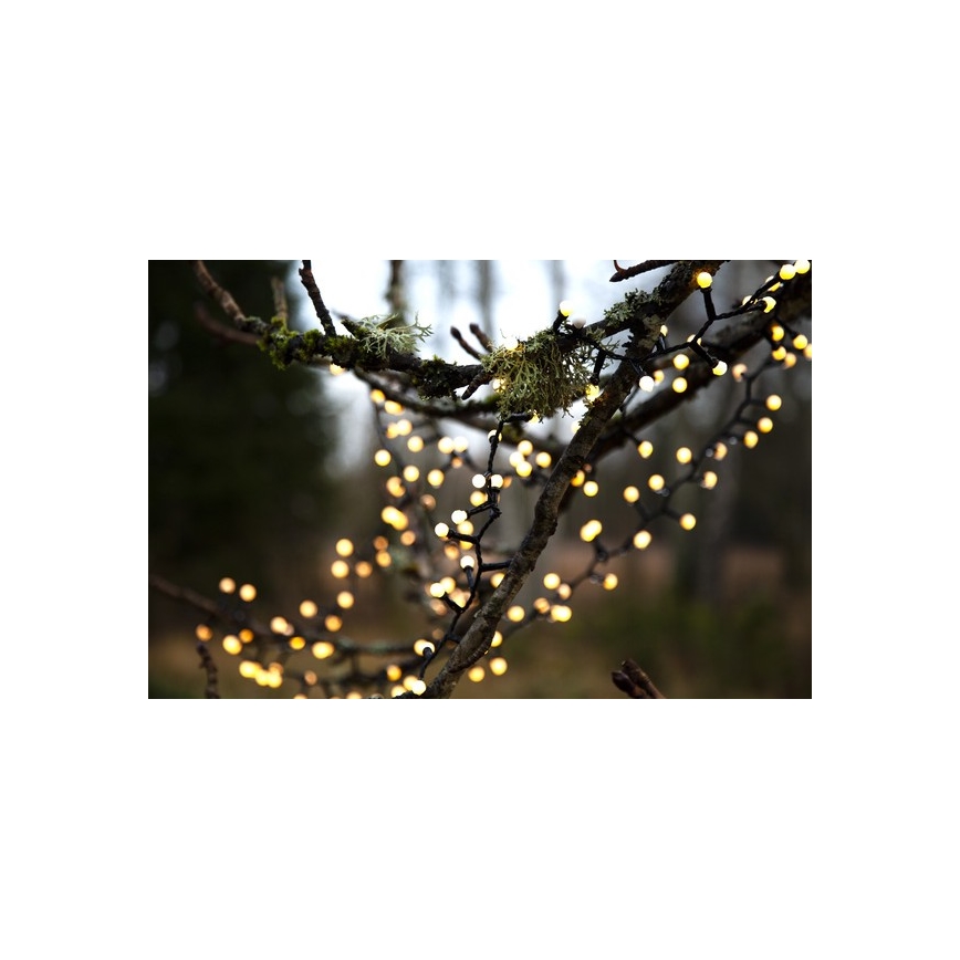 Eglo- Corrente exterior de Natal LED 700xLED/1 função 19m IP44 branco quente