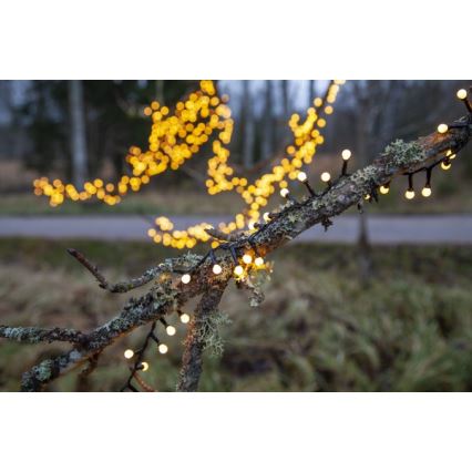 Eglo- Corrente exterior de Natal LED 700xLED/1 função 19m IP44 branco quente