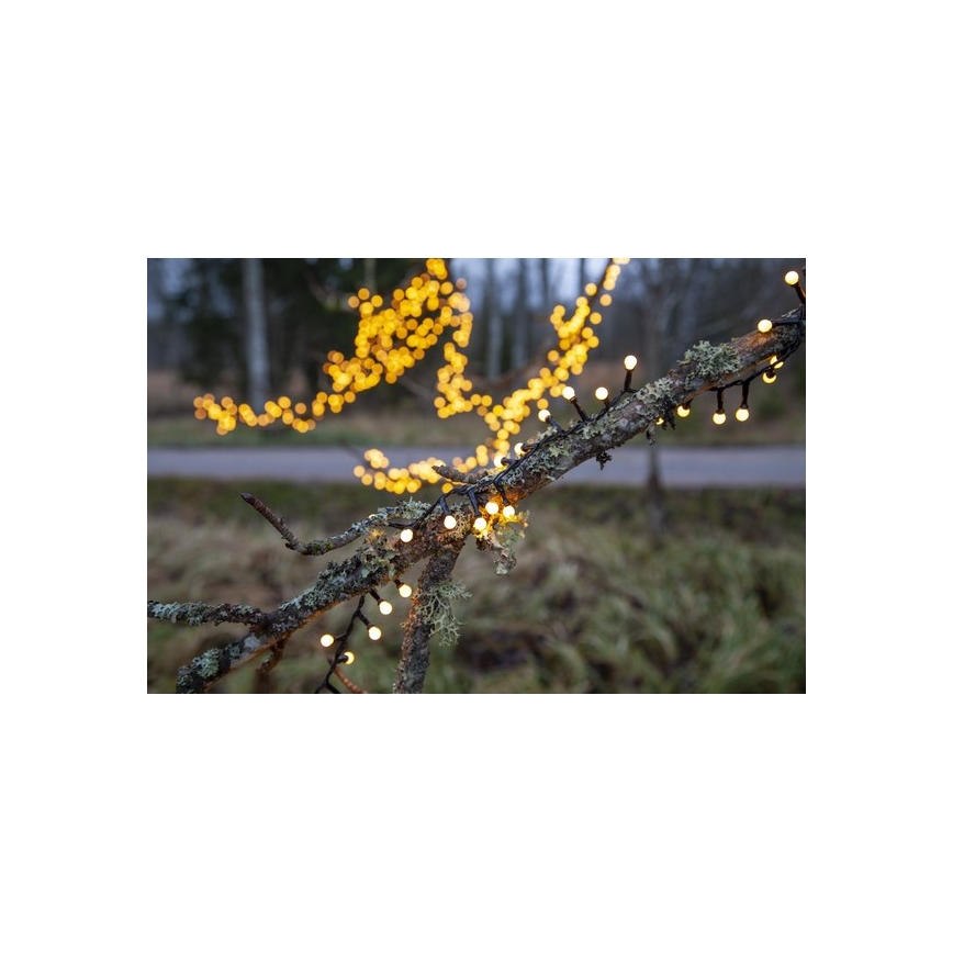 Eglo- Corrente exterior de Natal LED 700xLED/1 função 19m IP44 branco quente