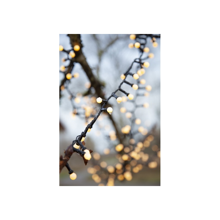 Eglo- Corrente exterior de Natal LED 700xLED/1 função 19m IP44 branco quente