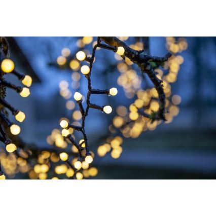 Eglo- Corrente exterior de Natal LED 700xLED/1 função 19m IP44 branco quente