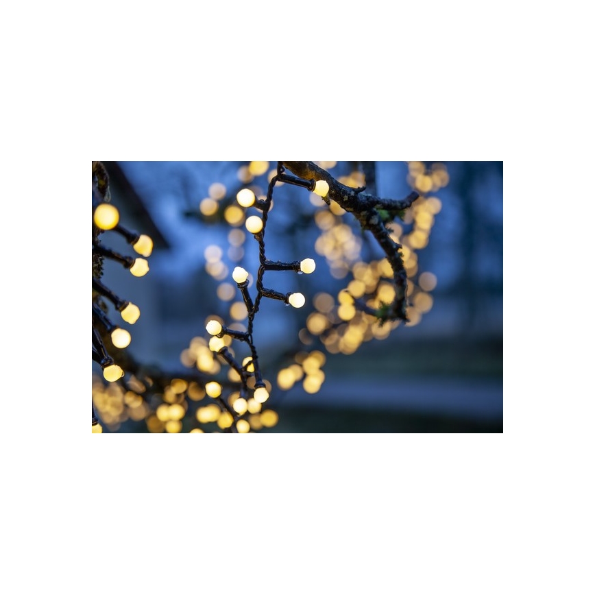 Eglo- Corrente exterior de Natal LED 700xLED/1 função 19m IP44 branco quente