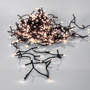 Eglo - Corrente exterior de Natal LED ICE 360xLED 25,6m IP44 branco quente