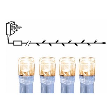 Eglo - Corrente exterior de Natal LED LED 160xLED 16m IP44 branco quente