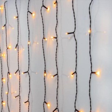 Eglo - Cortina exterior de Natal LED 120xLED 1,3m IP44 branco quente