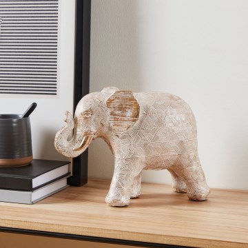 Eglo - Decoração 20,5x28 cm elefante/resina