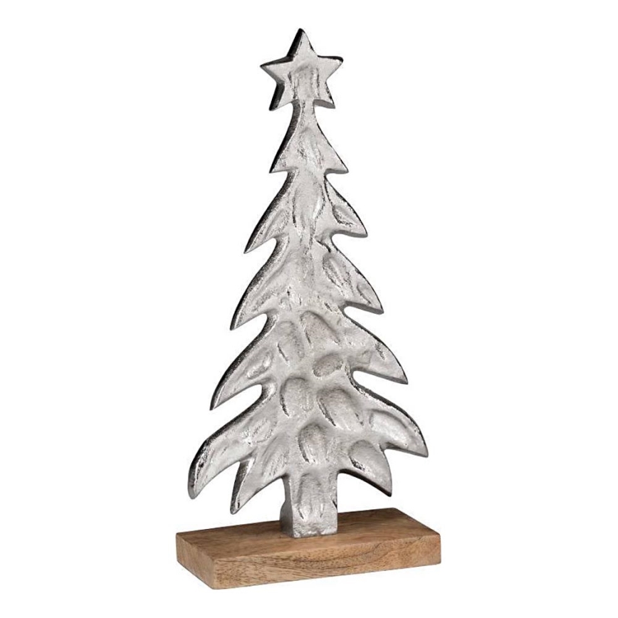 Eglo - Decoração de Natal 27x13 cm árvore/prateado